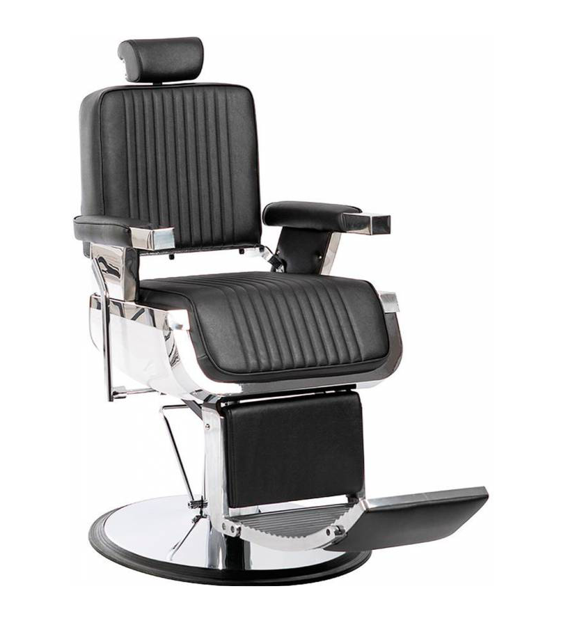 Fauteuil barbier ›WEAFRI‹ (Structure métal Chromée)