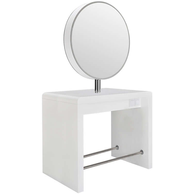Coiffeuse îlot ›ALYREF 2R‹ (Couleur de série : Blanc, Noir)