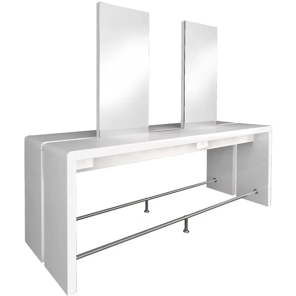 Coiffeuse îlot ›ALYREF 4‹ (Couleur de série : Blanc, Noir)
