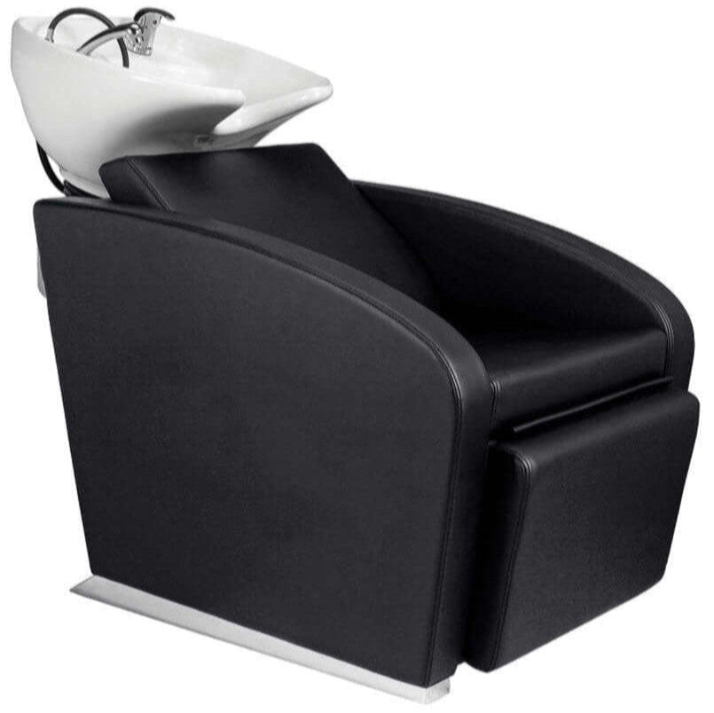 Bac à shampoing ›MILRAL‹ (Skai Noir)