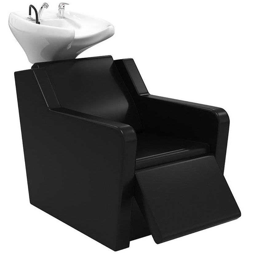 Bac à shampoing ›MILYAN B‹ (Skai Noir)