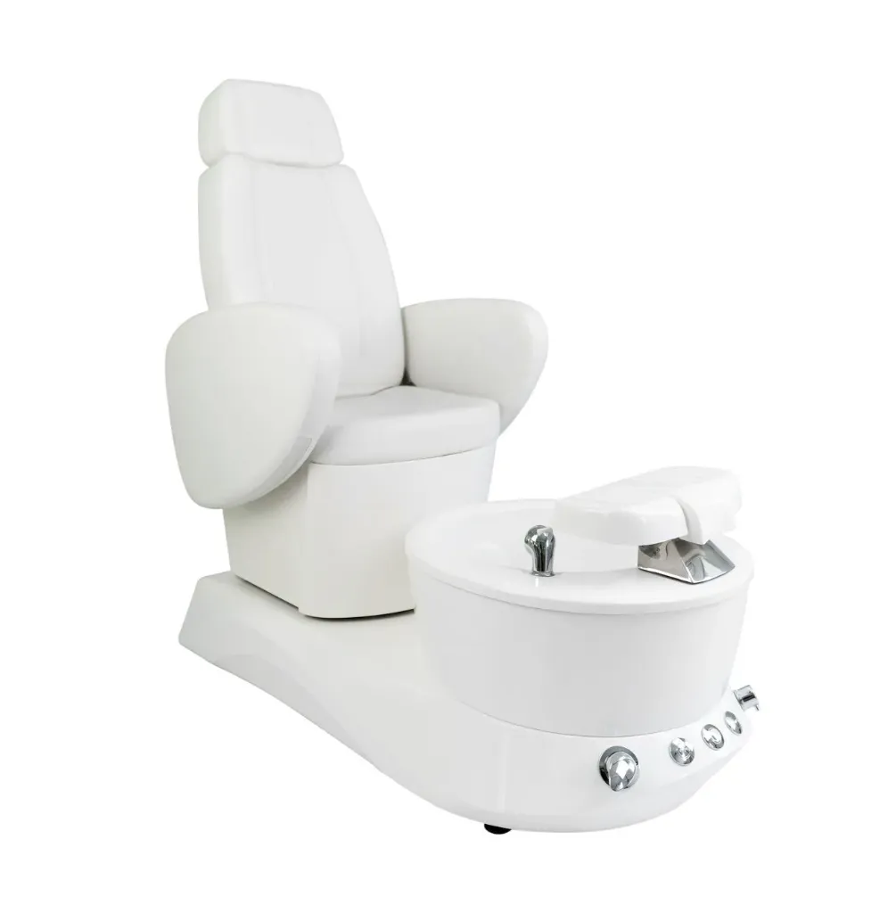 Fauteuil de pédicure ›MILAVA‹ (Skai : Blanc)