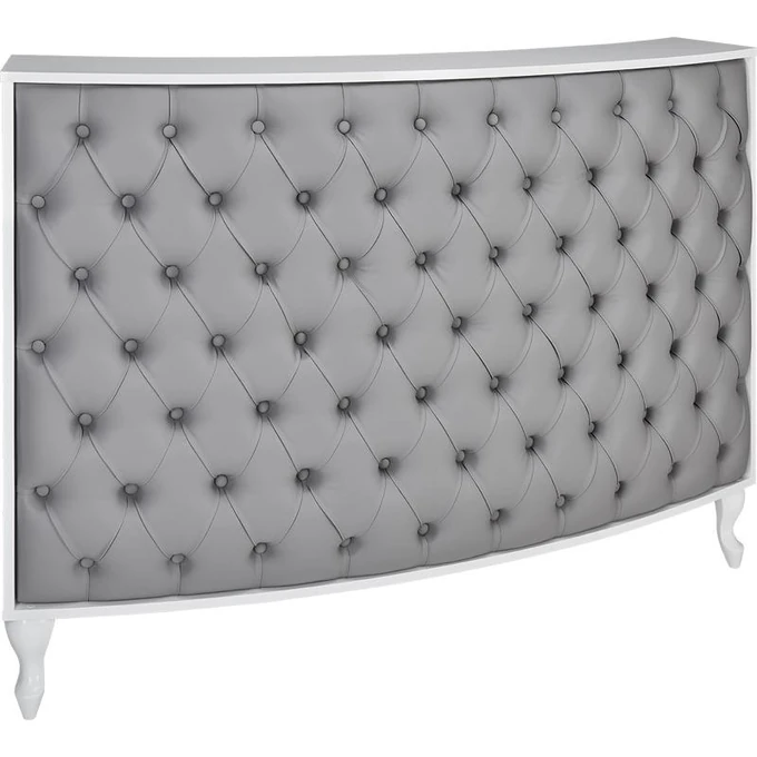 Réception ›ALYROY R2‹ (SKAI Classique, Stratifié Classique, Couleur des pieds : Blanc)